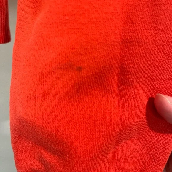 Aritzia TNA Y2K Orange Full-Zip Hoodie Size S - Picture 5 of 9